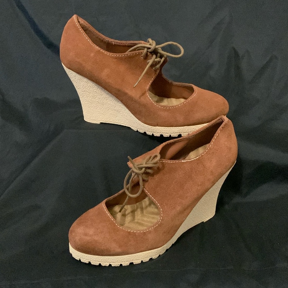 Lace up Wedges - Picture 4 of 7